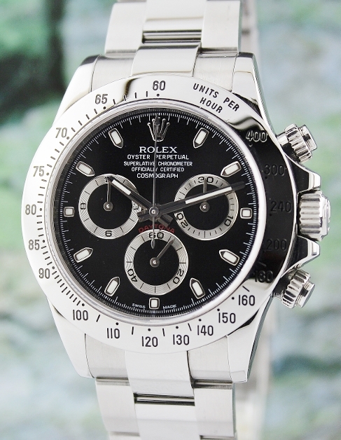(image for) A ROLEX MAN SIZE STAINLESS STEEL DAYTONA COSMOGRAPH - 116520